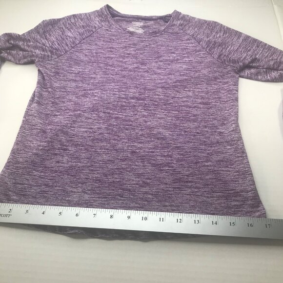 Danskin Now Women's XL 14-16 Purple Long Sleeve Exercise Top Preowned - Picture 9 of 11
